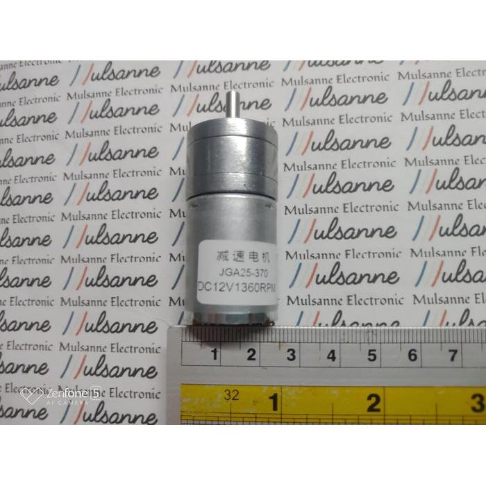 DC Motor 12V 25GA370 1360Rpm