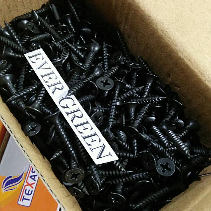 Terlaris - Skrup Gypsum 4 cm HARGA 1 DUS (500 pcs) baut sekrup gipsum baja hitam