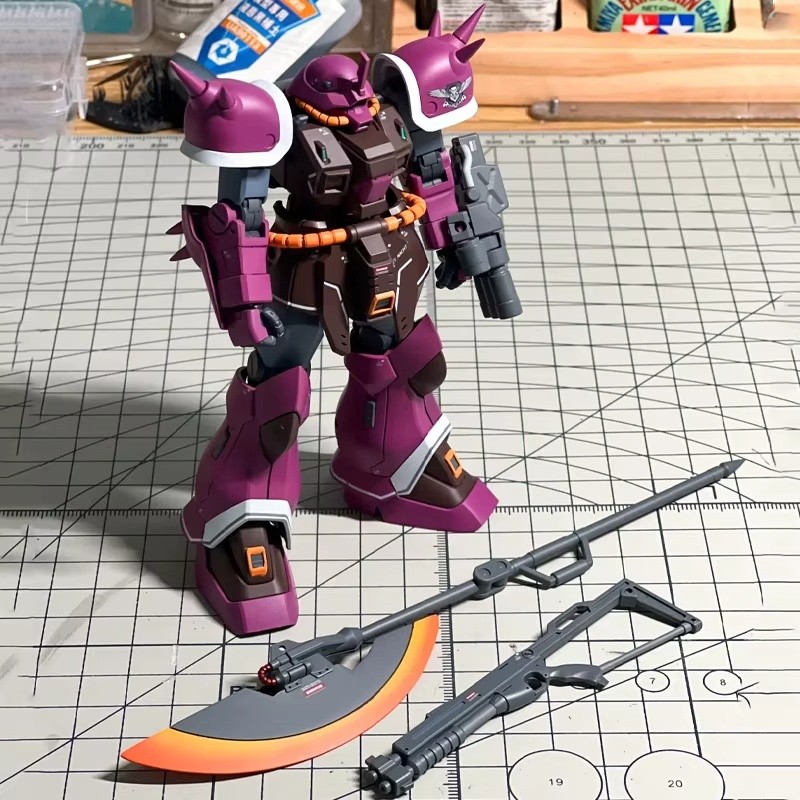Hg 1/144 Efreet Axe King Ms-08Tx Doug Schneid'S Efreet Mech Assembly Model Kit Action Figures