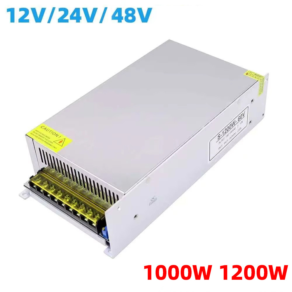 12V 24V 48V Power Supply Smps Ac Dc 220V To 12V 24V 48V 1000W 1200W Switching Power Supply Smps