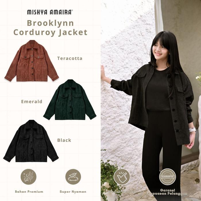 Mishya Amaira - Brooklyn Corduroy Jacket Jaket Modis Corduroy Anak Perempuan