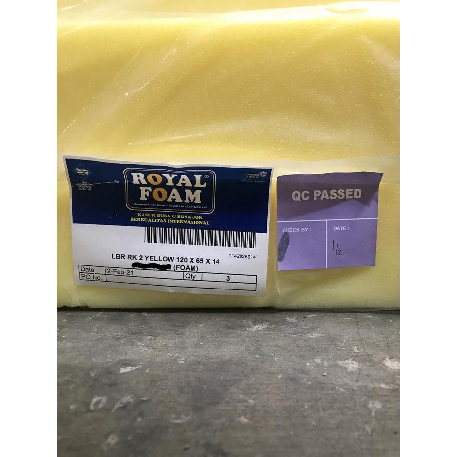 Busa Lembaran / Kasur Busa Sofa Bed Royal Foam / Busa Yellow
