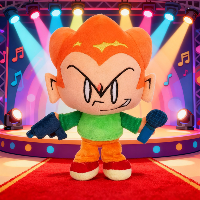 26CM New Hot Anime FNF Nene Pico Darnell Plush Friday Night Funkin Moive Peripherial Collectibles