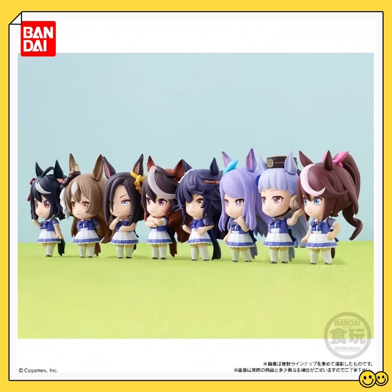 Bandai Original In Stock Uma Musume Pretty Derby Tokai Teio Golden Ship Teio Mejiro Mai Candy Toy2nd