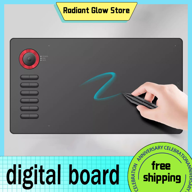 Veikk T70 Graphic Tablet Drawing Tablets Digital Custom Pen Pad Writing Drawing Board For Android Wi
