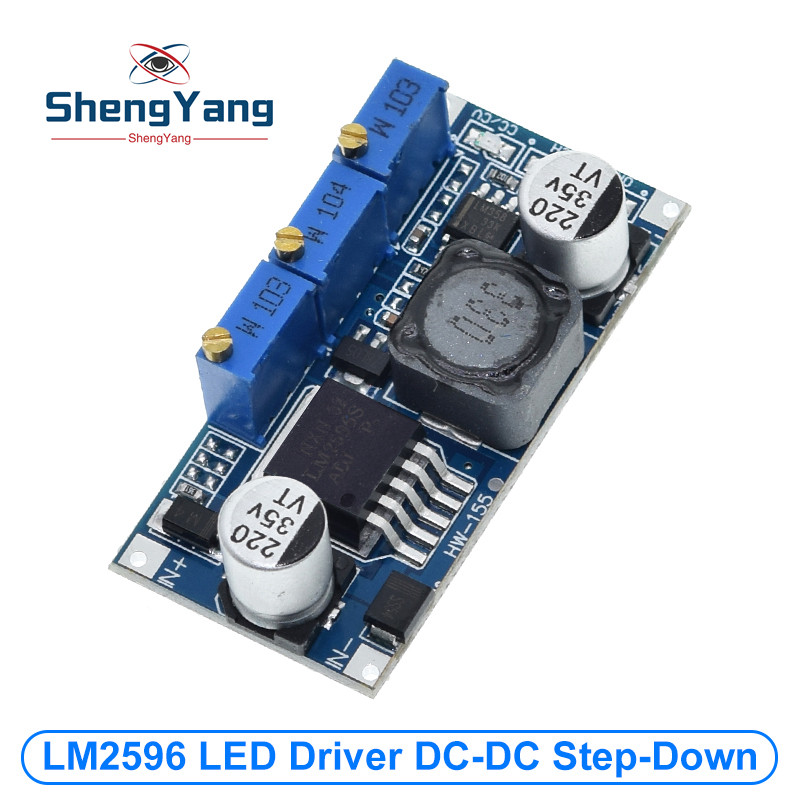 Lm2596 Dc-Dc Step Down Cc Cv Power Supply Module Led Driver Battery Charger Adjustable Lm2596S