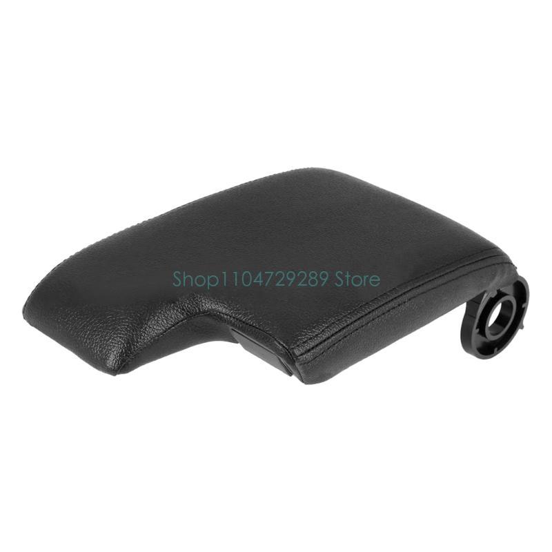 Leather Synthetic Armrest Center Console Armrest Lid Cover For E46 2001-2006