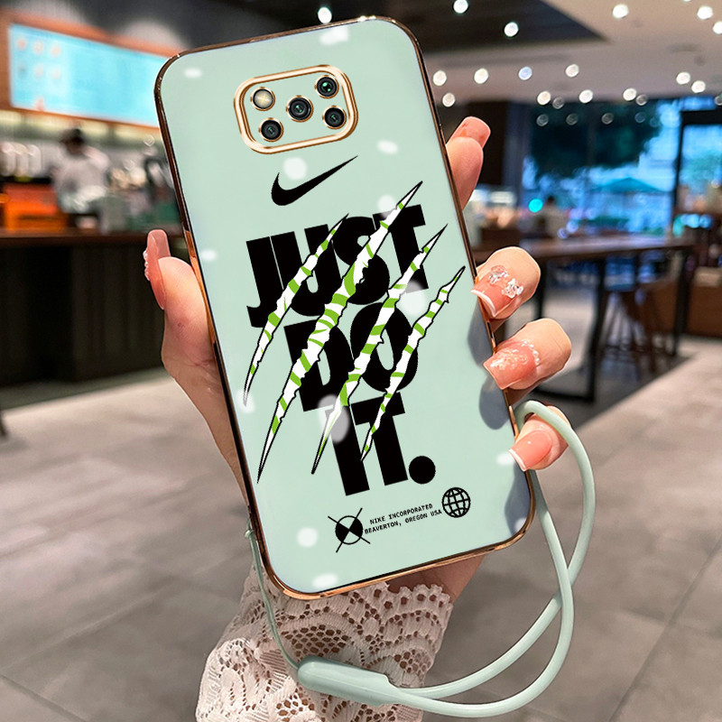 Casing Hp Untuk Xiaomi POCO X3 X3 Pro X3 NFC X3 GT Case Casing HP pola Hook dan bekas kaki Kesing Ce