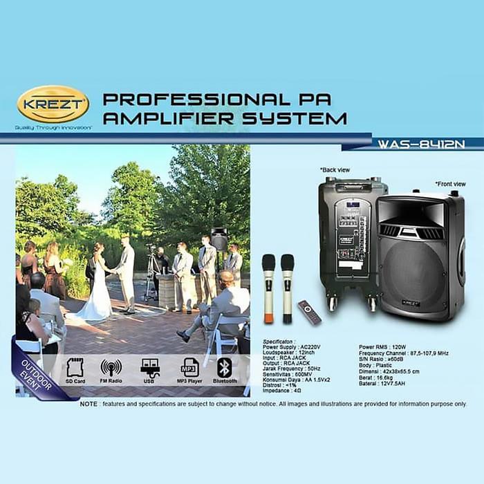 PORTABLE SOUND - MEETING WIRELESS KREZT WAS-8412N / 8412 N - RECORD