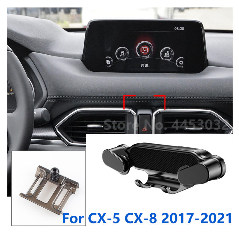 Special For Mazda Cx-5 Cx-8 Cx5 Car Phone Holder Gravity Mobile Stand Gps Support Air Vent Mount