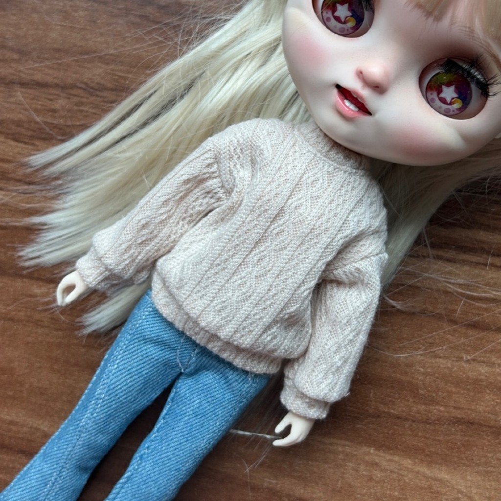 blythe doll clothes casual sweater Handmade Dress for Blythe doll 28-30 cm Accessories OB22 OB24