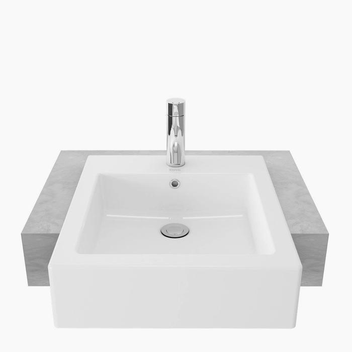 Wastafel Toto Lw 642 Cj Lw642Cj Body Only Model Tanam