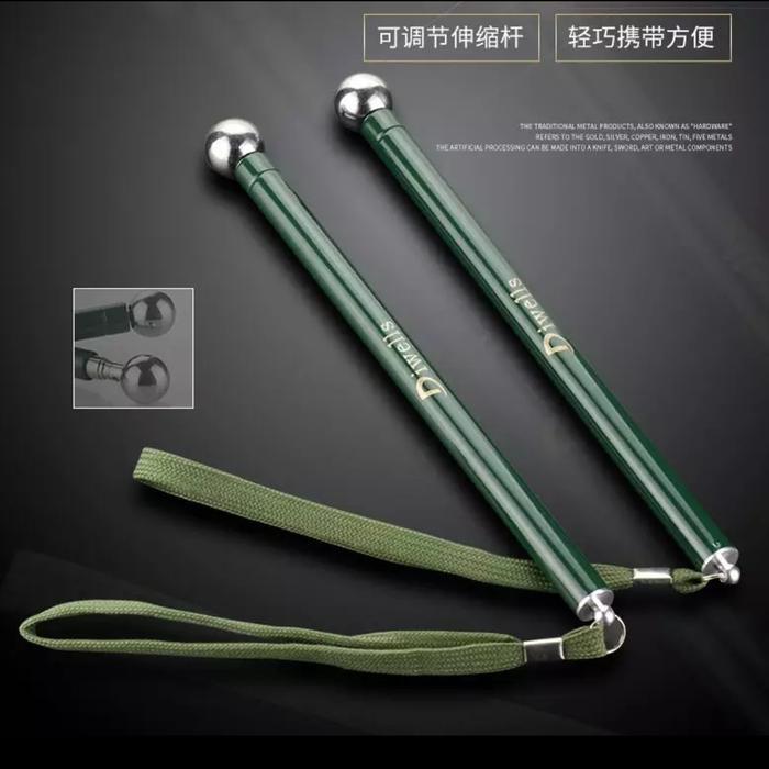 LANGSUNG KIRIM adjustable telescopic baton self defence / stik perlindungan diri