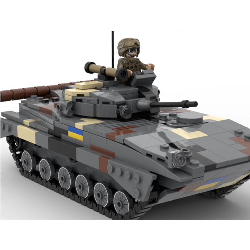 New in Military Weapon Model Moc Building Bricks BMP-2 Military Tank Technology Modular Blocks Gifts