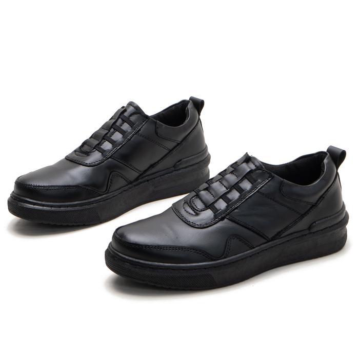 Eiger - Sepatu Pria Sneakers Kulit Asli Kasual Neil Outsole Karet Kerja Kuliah 8541