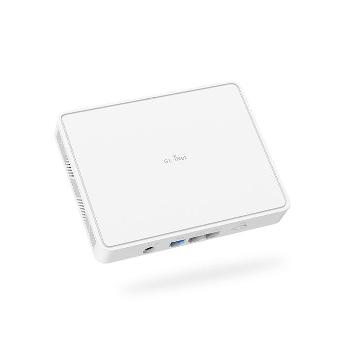 Gl.Inet Marble (Gl-B3000) Wireless Wifi 6 Router, Wall-Mountable, Dual-Band Ax3000, 3 Gigabit