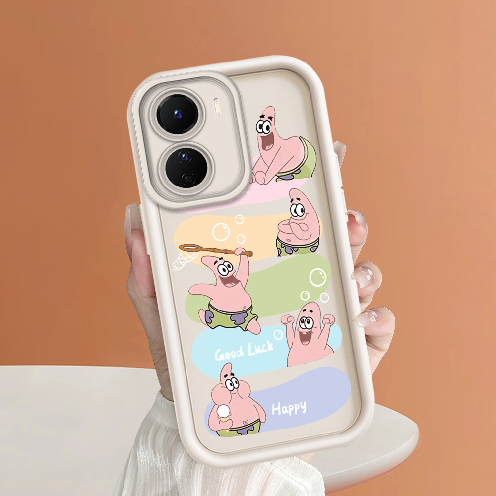 Casing Hp Untuk VIVO Y16 Case Kesing Protect Phone TY DLJ C8-2608 SpongeBob dan Patrick