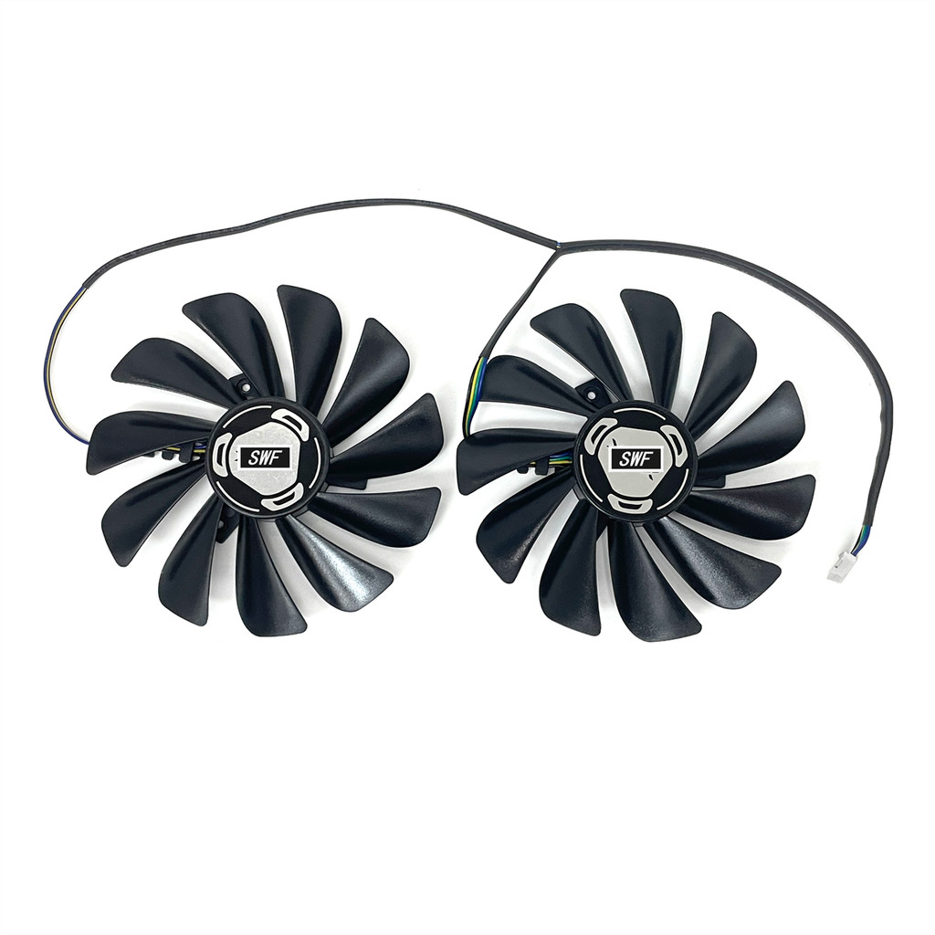NEW 95MM 2PCS CF1010U12S 4PIN GPU Cooler Graphics RX5500 XT Fan XFX Radeon RX 5600 5700 XT RAW II Gr