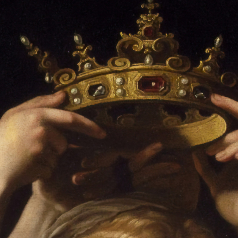 Woman Crown Portrait Altered Art Prints Antique Wall Picture Vintage Poster Gallery Decoration Eclec