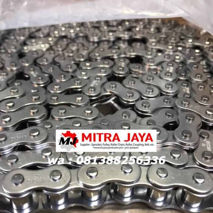 Hemat Roller Chain Rs 08B Stainless (Rantai Sprocket Single) British 08 B Terlaris