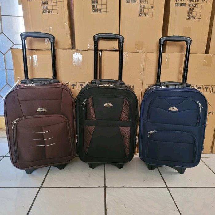 Koko Denis Koper Polo Star Koper Kain 16 Inch Kanvas Kabin Pesawat