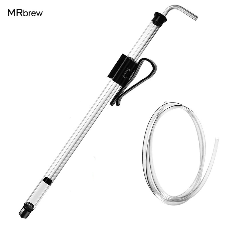 Home Brew Auto Siphon,Wine Transfer Filler Kit (Siphon Racking Cane &1.2M Hose & Clamps) For Beer