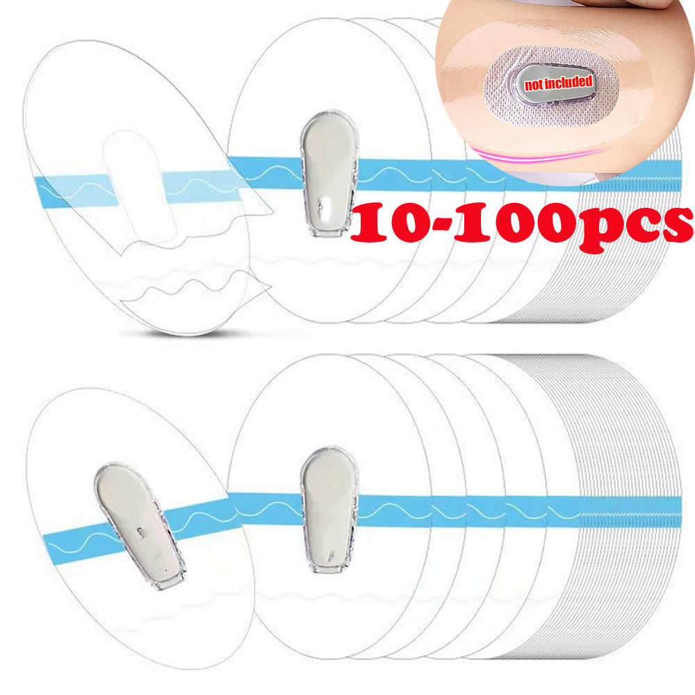 10-100pcs Shower Waterproof Patch Transparent Waterproof Adhesive Patches for Dexcom G6 Transparent