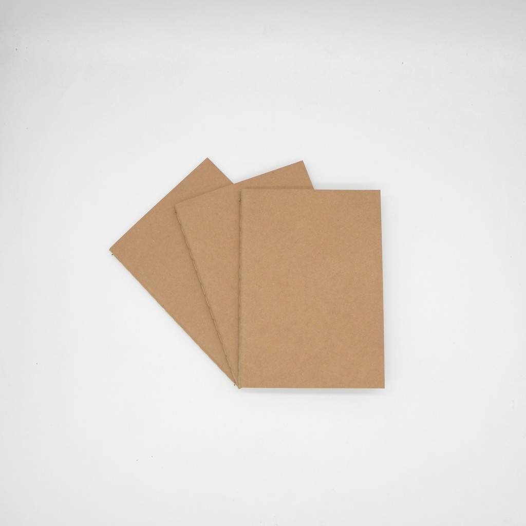 3pcs Midori Traveler's Notebook 3.5"x4.9" Inner Refill Passport Style 90mmx125mm Blank Dot Grid