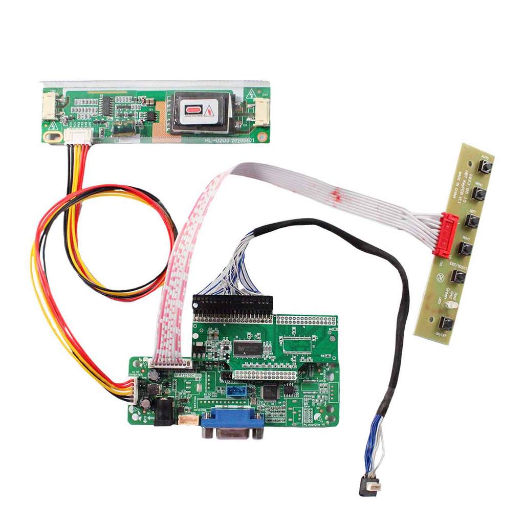Vga To Lvds Ttl Converter Board Rt2270C-806 Vga Lcd Driver Board For 10.4" 640X480 31 Pins Cmos