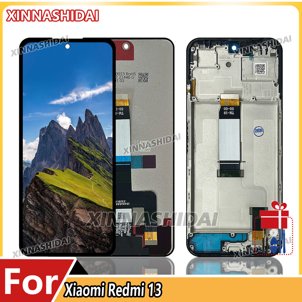 6.79'' LCD Display Screen Touch Digitizer Assembly for Xiaomi Redmi 13 2404ARN45A Replacement Screen