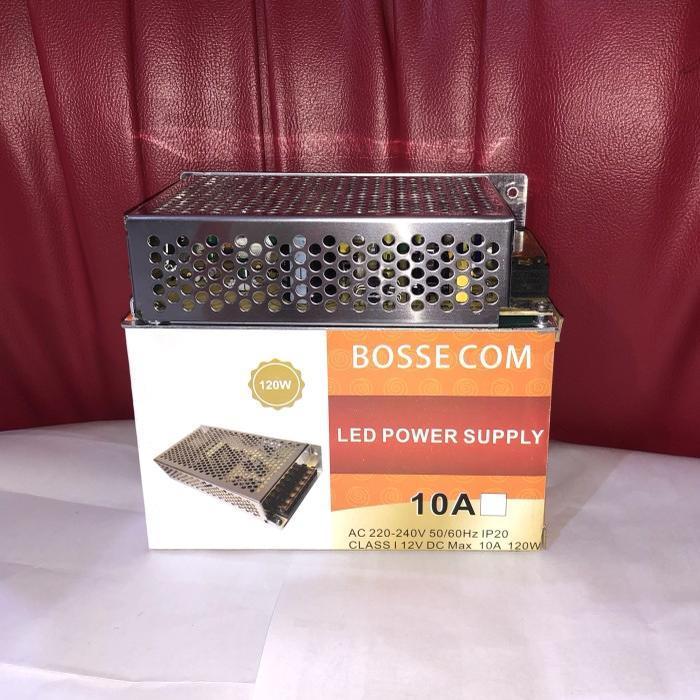luxp- Bossecom Trafo Led Strip 10A 12V Travo Bossecom Led 12V 10A
