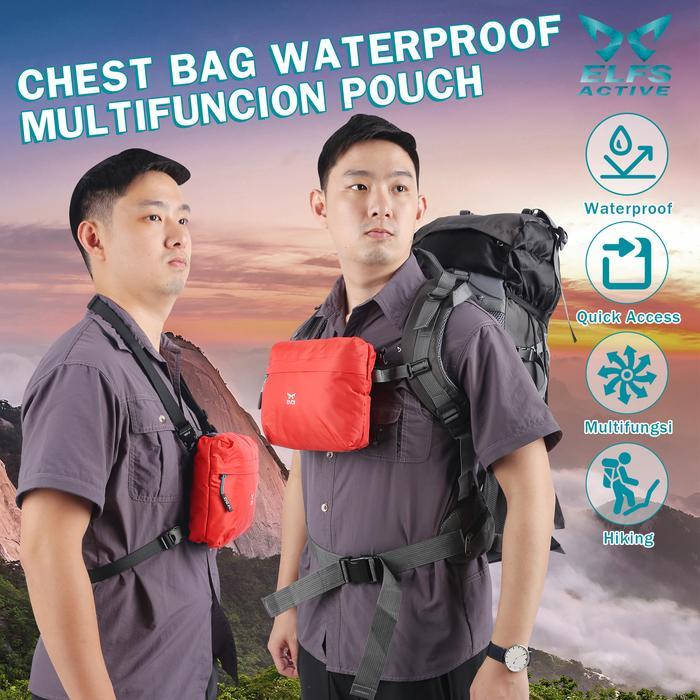 Eiger - Active JAROT Chest Bag Waterproof Multifunction Pouch Tas Dada Pria