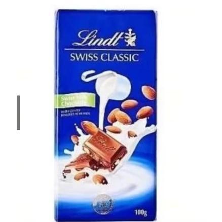 Lindt Swiss Classic Milk Chocolate With Gently Roasted Almond