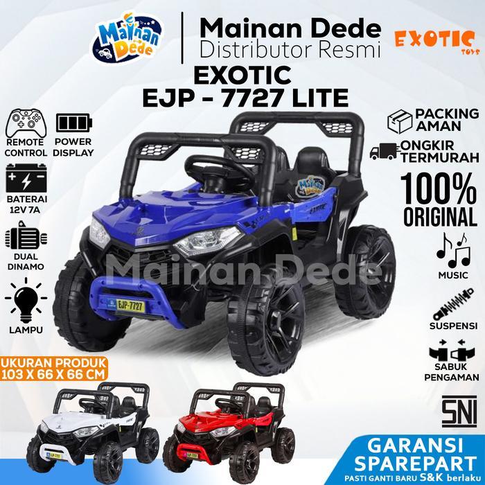 Terbaru - Mainan Mobil Aki Anak JEEP Exotic EJP-7727 EJP-7707 EJP-7707+ EJP-7749+ EJP-7751+ EJP-7732