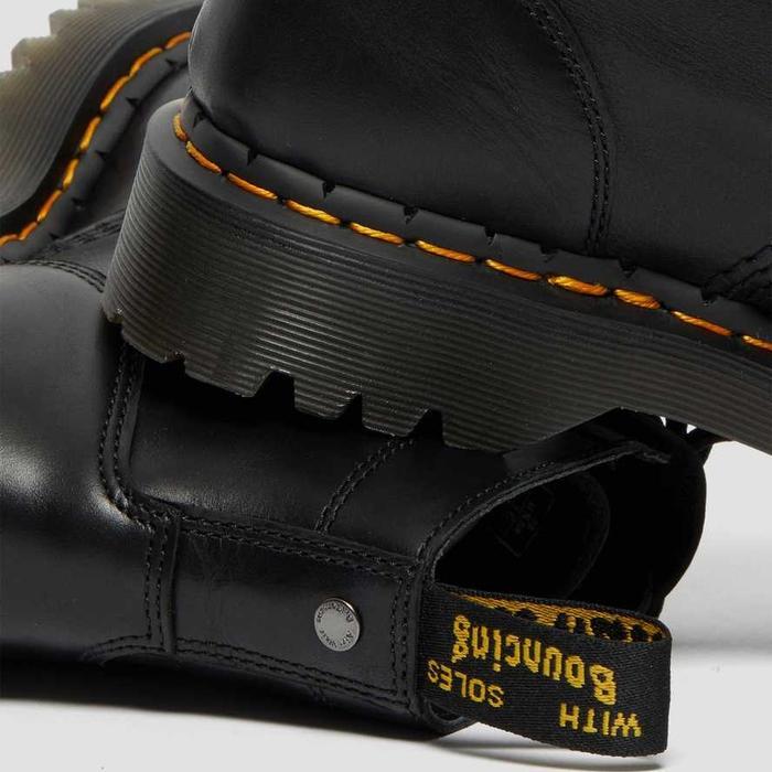 DR.MARTENS 101 BEX NW LACE COVER BOOTS LEATHER BLACK