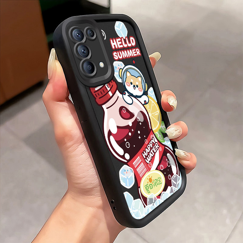Casing Hp OPPO Reno 5 4G Reno 5 5G Reno5 Reno 5K 5G Reno5 K Find X3 Lite Case Casing Kartun Cola pol