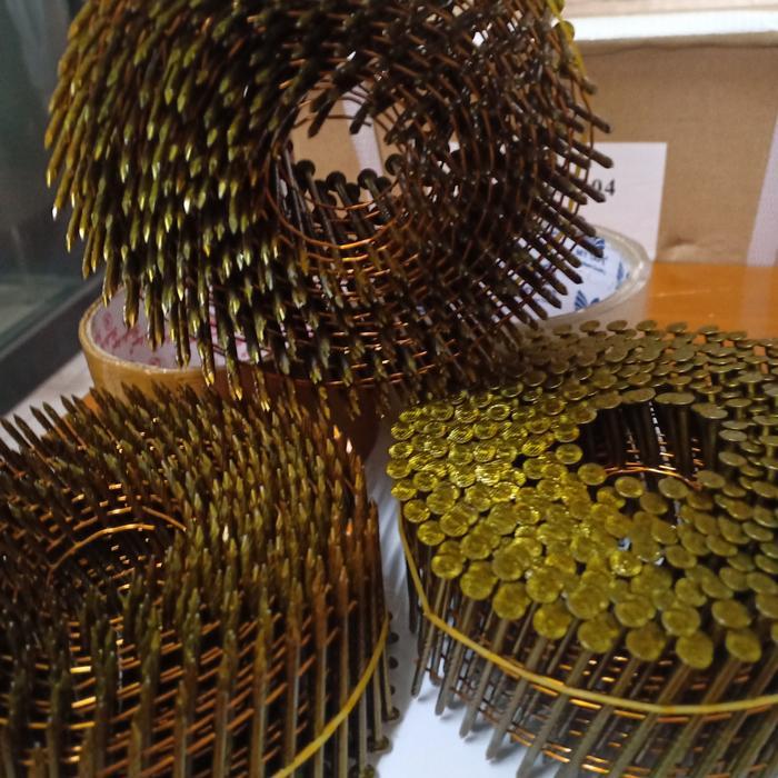 Paku Coil Ulir/Paku Palet Uk 2.3Mmx50Mm.Paku Tembak Cn 55