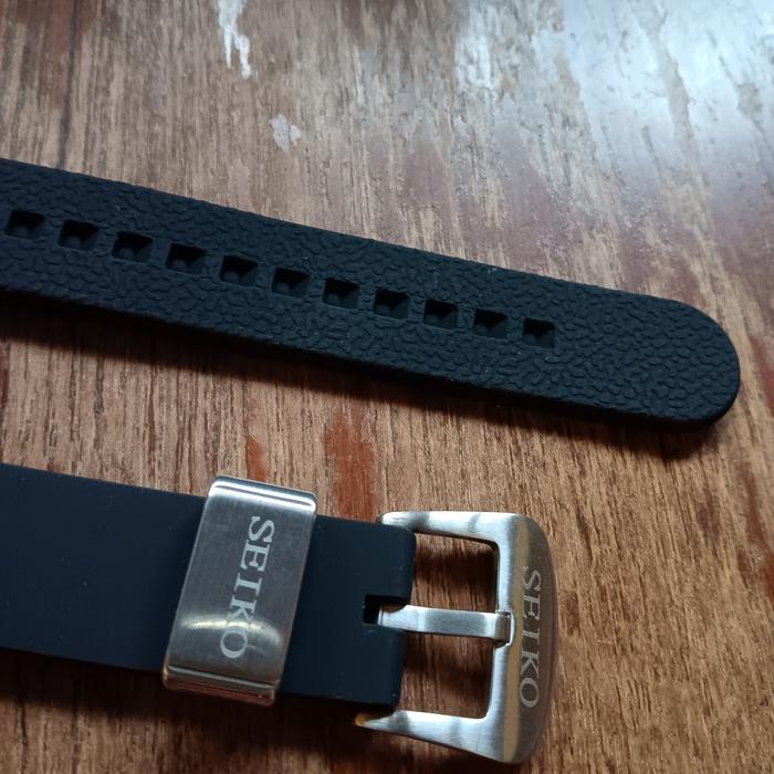 TALI JAM TANGAN RUBBER SEIKO STRAP RUBBER SEIKO DIVER (BLACK)