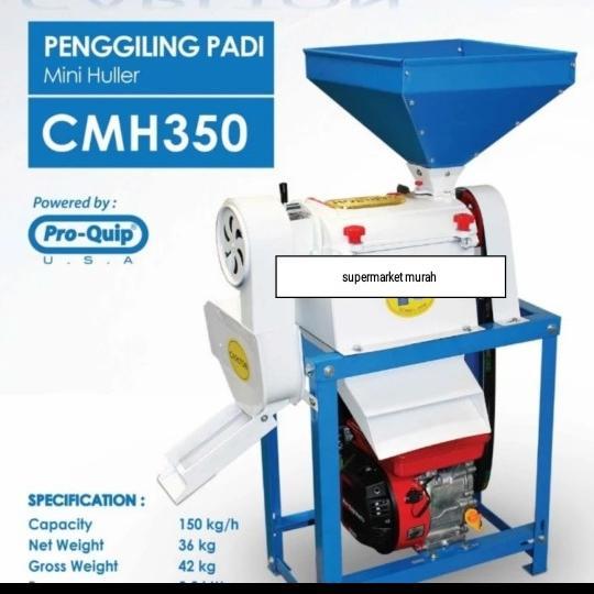 Mesin Giling Padi Mini Carlton CMH 350 Plus Engine