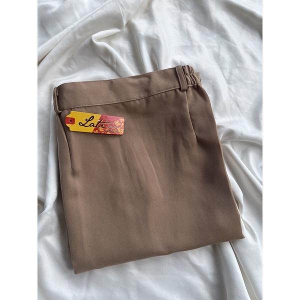 Rok Kerja Line A Rok Panjang Wanita Kantor Casual Hitam Cewek Dewasa Original