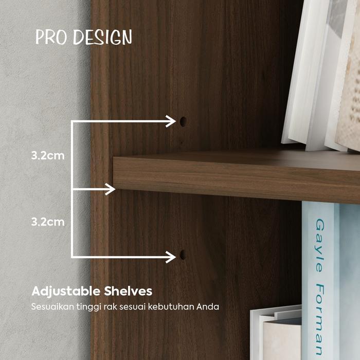 Pro Design Yuka Ykabc 40 Rak Buku / Rak Serbaguna Tbk