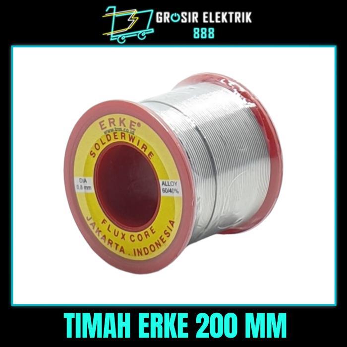 Erke Timah Solder ORI 1/5Kg 0,2Kg 200Gram 0,8mm Alloy 60/40