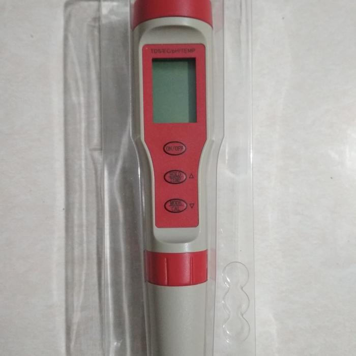 pH/TDS/EC/Temperature Digital Meter 4 in 1
