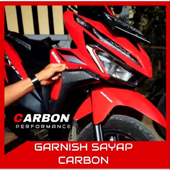 COVER SAYAP VARIO CARBON 125 150 2018-2022 / cover sayap Vario 125 150 carbon 2018 2022 Glosy Motor