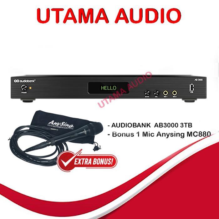 Audiobank Ab3000 Bonus Mic Mc880 Anysing ( Ab-3000 )Sale
