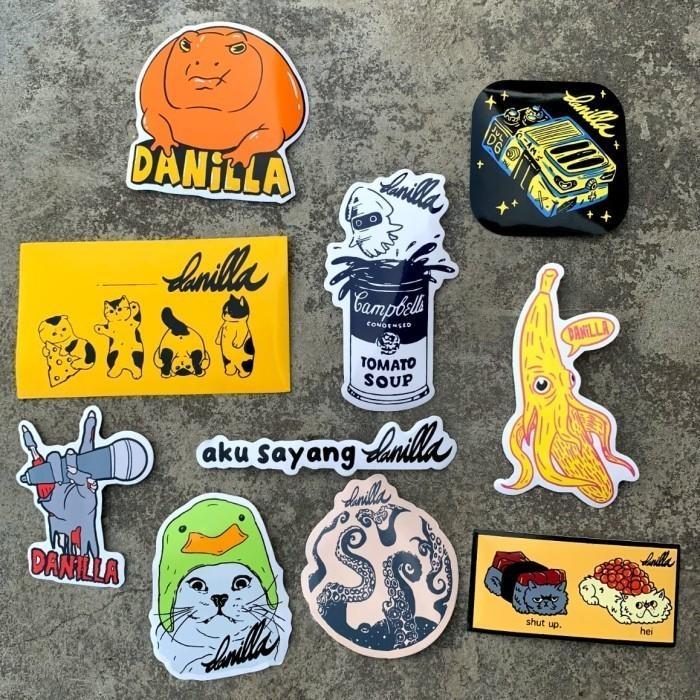 Official Merchandise Danilla "Sticker Pack Danilla" Terlaris