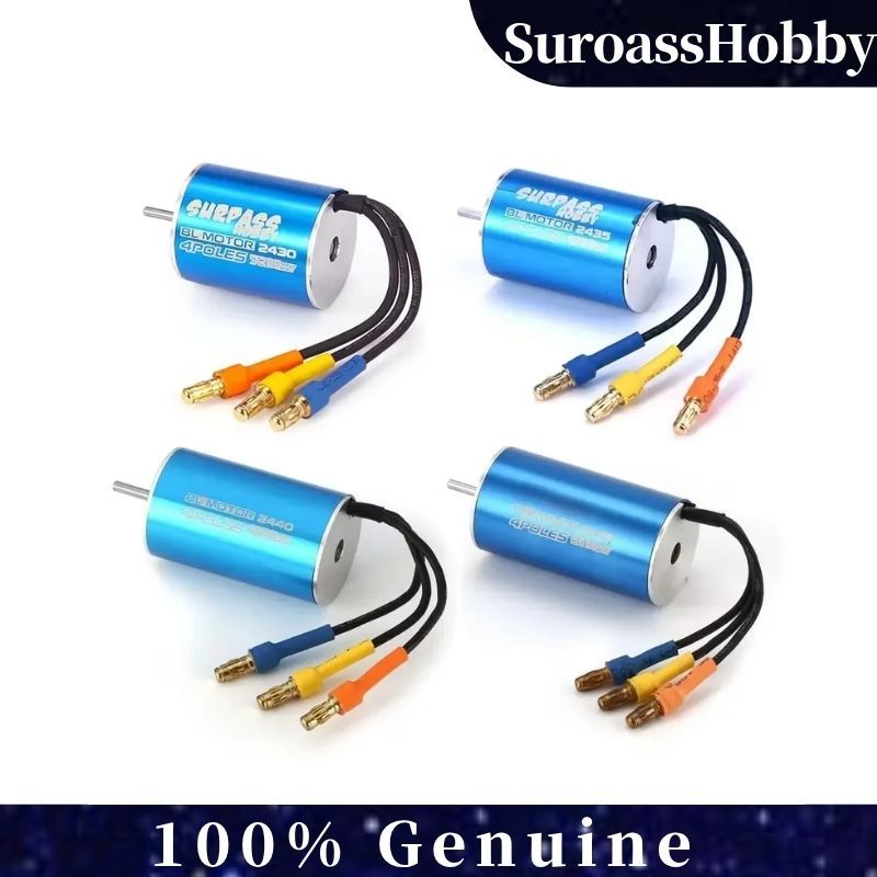 Surpass Hobby 2025 New 2430 2435 2440 2445 Brushless Motor For 1/18 1/16 Hsp, Redcat, Traxxas, Hpi,