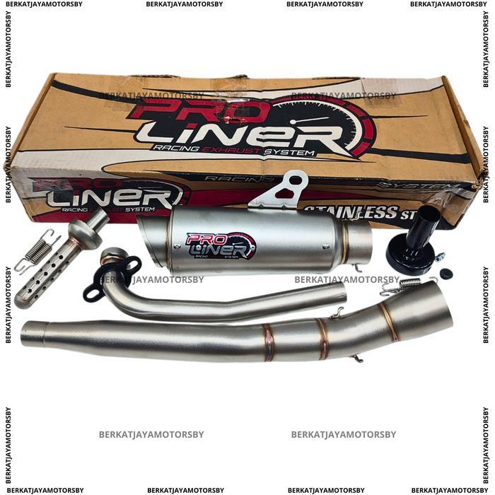 KNALPOT FULL SYSTEM PROLINER TR1 TR 1 R TK SILVER GREY JUPITER Z1 ORIGINAL