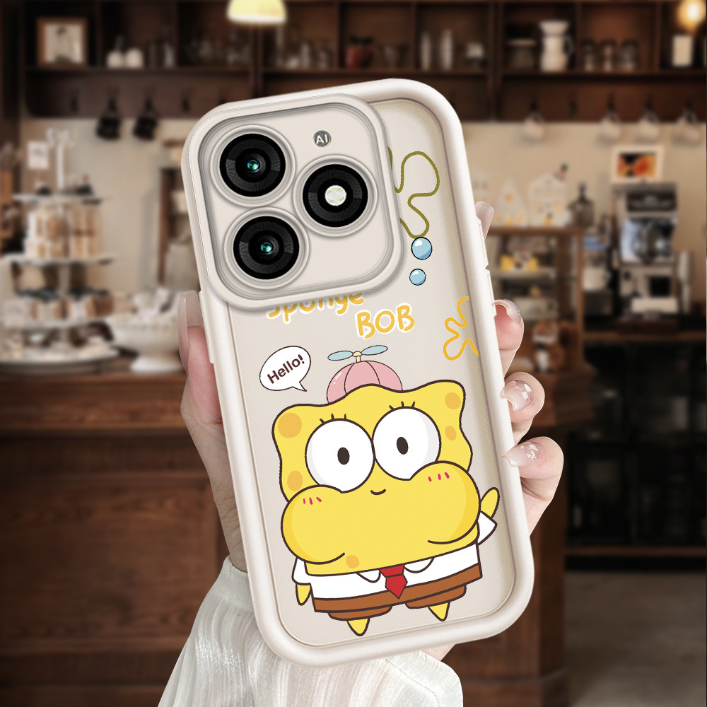 Casing Hp Untuk Itel A70 Case Kesing Protect Phone TY DLJ C8-2488 SpongeBob SquarePants