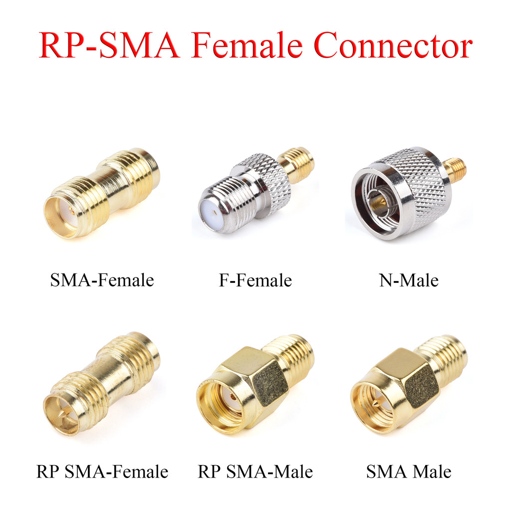 5Pcs Rf Coaxial Connector Rp-Sma Female To Sma Rp-Sma N Male Plug/Sma Rp-Sma F Female Jack Adapter